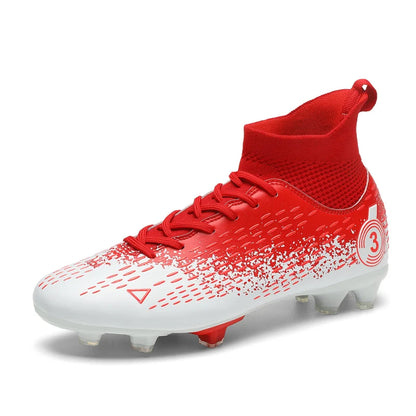 Teenage Adult Football Shoes New Fashion Large Size Sneaker Outdoor Professional Competition Training Football Footwear 31-48