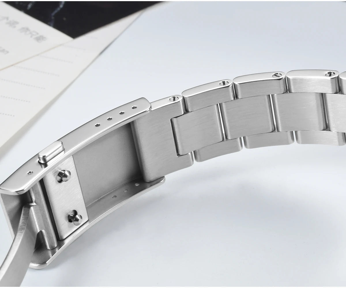 San Martin 40mm Water Ghost PT5000 Automatic Men Diving Watch Business Mechanical Sapphire Waterproof 20Bar Luxury BGW-9 SN0017D