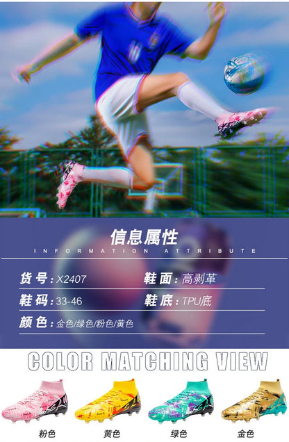 Professional Football Boots Men Soccer Shoes Society Football Cleats FG Ultralight Training Soccer Sneakers Outdoor Sports Shoe