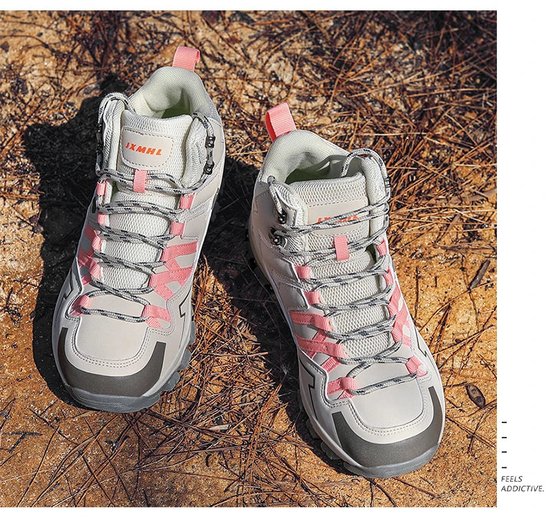 Zapatillas de senderismo unisex, zapatillas deportivas para actividades al aire libre, botas de acampada, zapatillas impermeables de mujer para caminar, zapatillas de senderismo antideslizantes