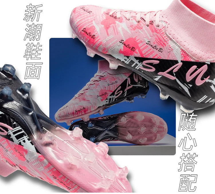 Professional Football Boots Men Soccer Shoes Society Football Cleats FG Ultralight Training Soccer Sneakers Outdoor Sports Shoe