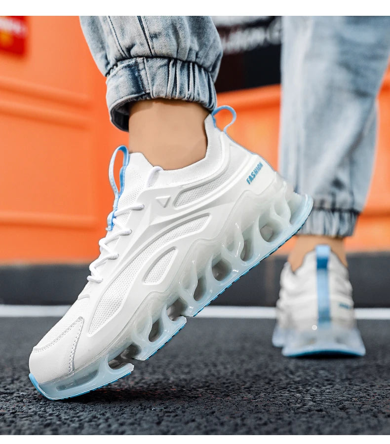 Chaussure Homme Chaussures de course respirantes pour hommes, baskets décontractées pour hommes, chaussures de tennis pour hommes, entraîneur de course, mocassins à la mode, luxe