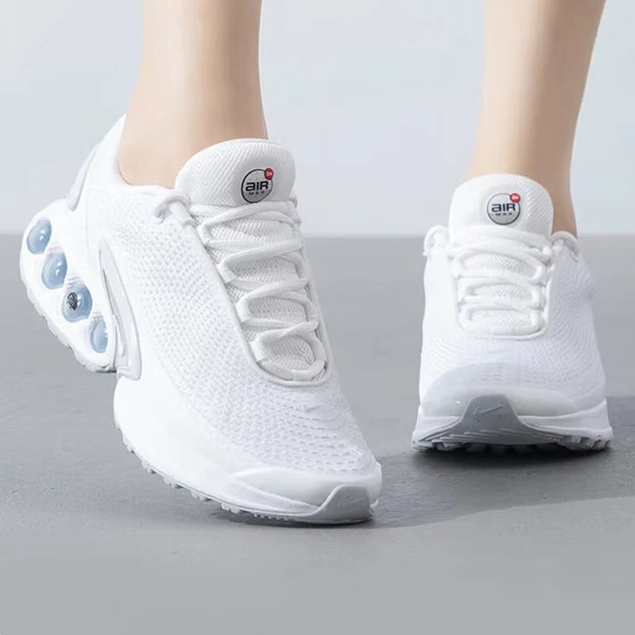 Nike Visualized Rear-Cushion Air Cushioning Support Wear-Resistant Fitness Training Women's Running Shoes New Unique Texture Commuter Sports Running Shoes Air Max Dn Solid Color Versatile Casual Sports Shoes Niche Design Non-