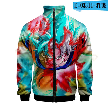 Dragon Ball Goku Hoodies Kids Boys Sweatshirts Anime Clothes Costume Hoody Gohan Beerus Pullovers Men Women Tracksuits Tops