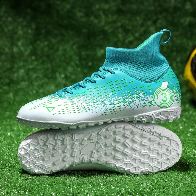 Teenage Adult Football Shoes New Fashion Large Size Sneaker Outdoor Professional Competition Training Football Footwear 31-48