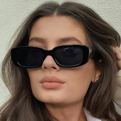 Модерни класически червени слънчеви очила с лещи за мъже и жени, ретро, винтидж, UV400, луксозни квадратни очила за външни условия