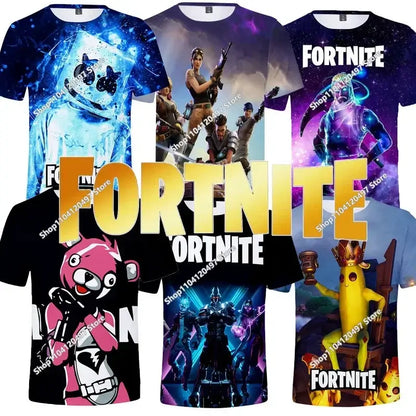 Halloween Peely 3D T-shirt Αγόρια Κορίτσια Χριστούγεννα Fortnite Tees Battle Royale Streetwear Παιδικά Victory Game Ανδρικά T-shirt Ρούχα