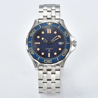 Parnsrpe 2026 New Miyota 8215 Automatic Dive Watch for Men Luxury Sport Green Dial Luminous Sapphire Crystal Date Waterproof Bus