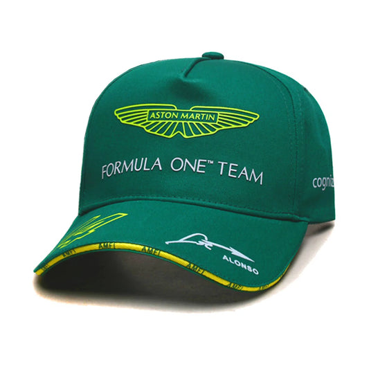 Aston Martin F1 Team Fernando Alonso Baseball Cap for Unisex Adjustable for Snapback Hat Sporty Design Trendy Accessories
