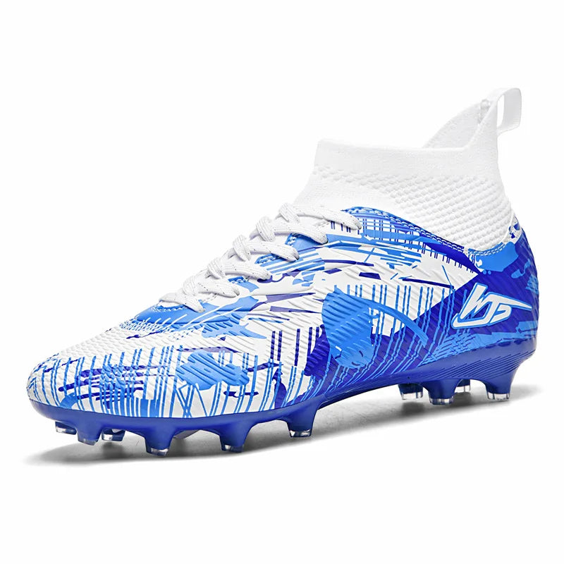 Chaussures de Football pour hommes TF/FG Sneaker garçon confortable société Original résistant chaussures de Football de qualité supérieure bottes de Football à longues pointes