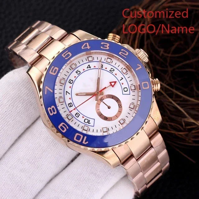 A989 Store Customized Watch Men's 44mm Automatic Mechanical Male Brand Clock Top Watches