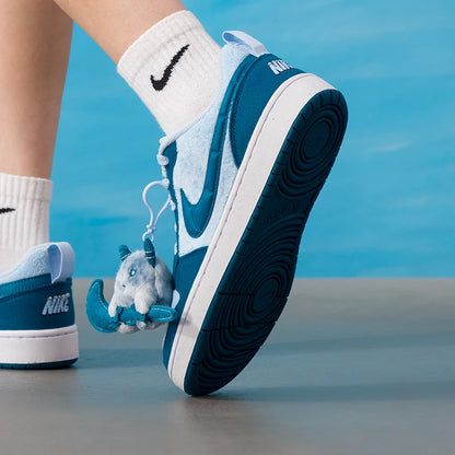 Nike Women's Shoes Court Borough Low (Gs) Sports Shoes, Fashionable and Comfortable Low-Top Sneakers, Wear-Resistant Casual Shoes Im7167-441