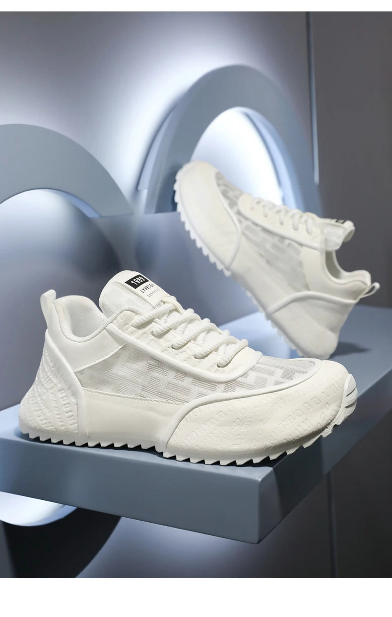 Brand protection 2026 new men's lightweight non-slip breathable wear-resistant running sports fashion versatile casual shoes