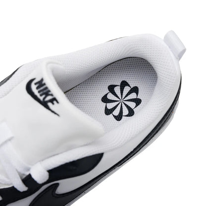Nike Women's Shoes Court Borough Low (Gs) Cushioned Low-Top Sneakers, Fashionable and Simple Color-Blocking Casual Shoes Dv5456-131