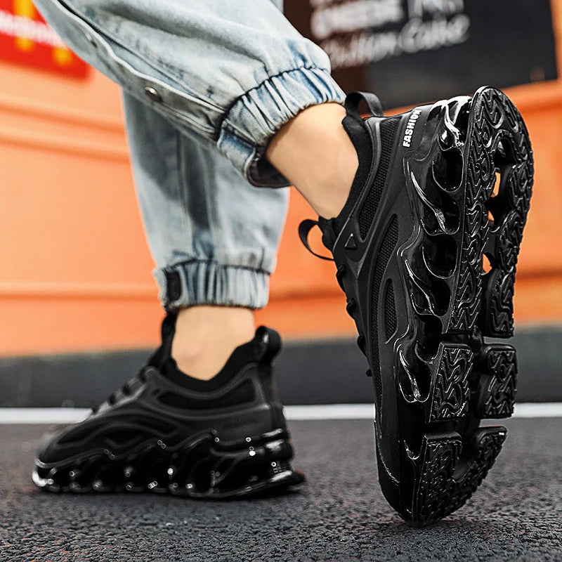 Chaussure Homme Chaussures de course respirantes pour hommes, baskets décontractées pour hommes, chaussures de tennis pour hommes, entraîneur de course, mocassins à la mode, luxe