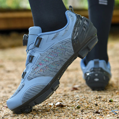 Mtb Cycling Shoes Men Women T03 Purple Breathable Speed Self-Locking Road Cycling Sports Shoes Outdoor Racing Training Sneakers