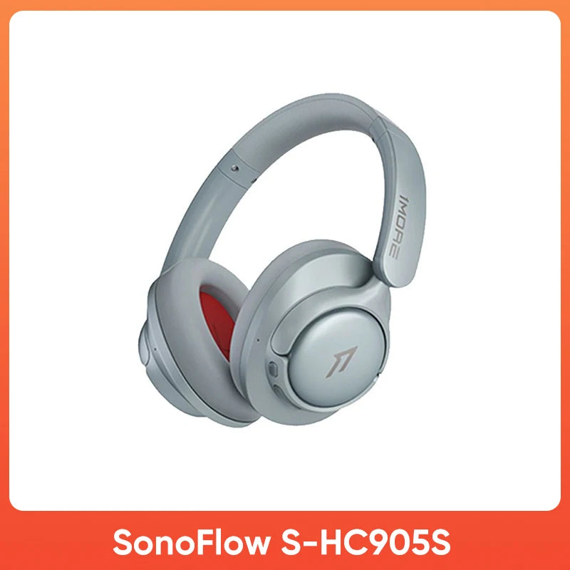 1MORE SonoFlow S Active Noise Canceling Wireless Headphones 42dB ANC Bluetooth Headsets Hi-Res Audio 90H Playtime