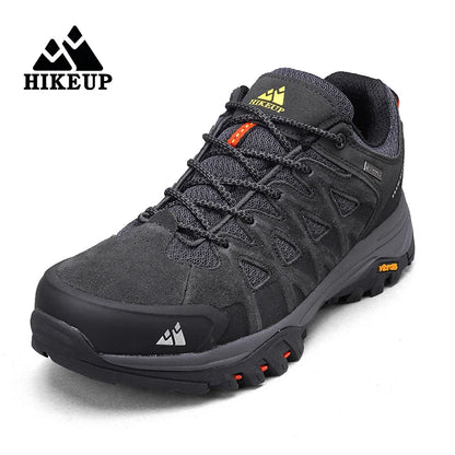 HIKEUP Zapatillas de exterior de moda para hombre, calzado deportivo casual de senderismo, botas de trekking de montaña y camping, antideslizantes y resistentes al desgaste