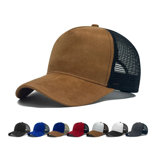 New Summer Mesh Baseball Cap Women Men Letter Patch Snapback Hat Casual Breathable Unisex Street Hip Hop Trucker Caps