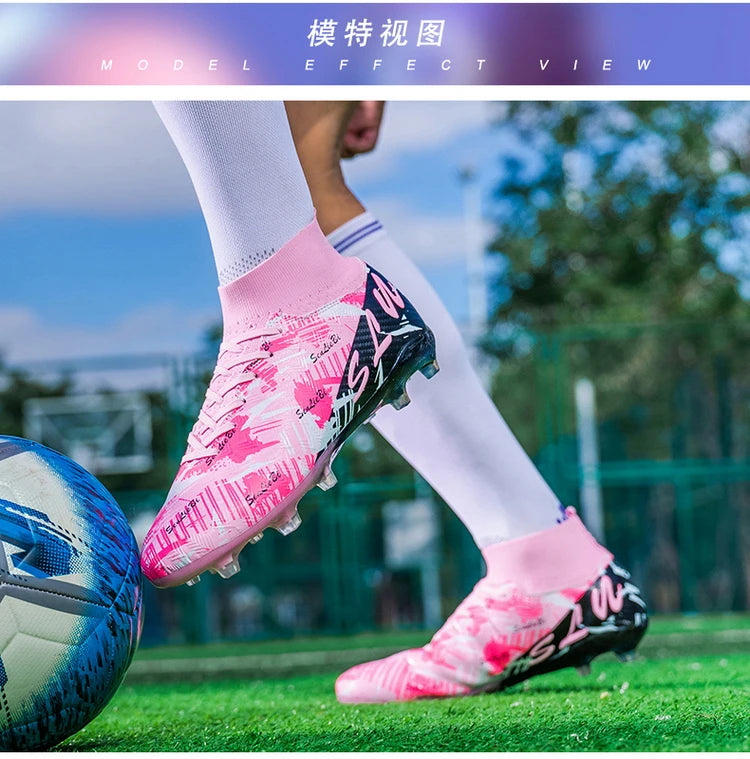 Professional Football Boots Men Soccer Shoes Society Football Cleats FG Ultralight Training Soccer Sneakers Outdoor Sports Shoe