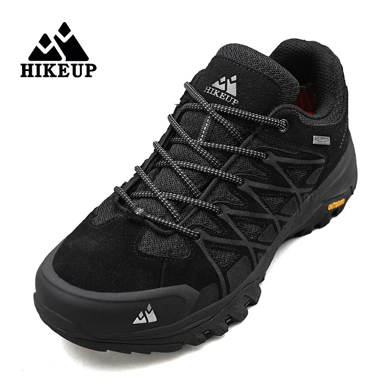 HIKEUP Zapatillas de exterior de moda para hombre, calzado deportivo casual de senderismo, botas de trekking de montaña y camping, antideslizantes y resistentes al desgaste
