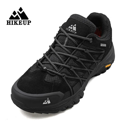 HIKEUP Zapatillas de exterior de moda para hombre, calzado deportivo casual de senderismo, botas de trekking de montaña y camping, antideslizantes y resistentes al desgaste