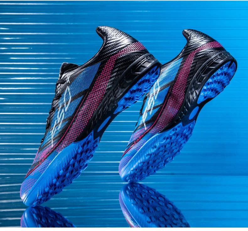 Chaussures de football pour hommes, crampons d'entraînement rapides pour terrain extérieur, chaussures de football à crampons pour terrain synthétique, baskets basses originales unisexes