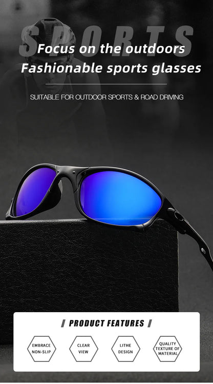 TANGOWO Rectangle Full Rim Frame Sunglasses For Men Y2K Mirror Vintage Classic Taking Photos Sand Sea Drivng UV400 Shade