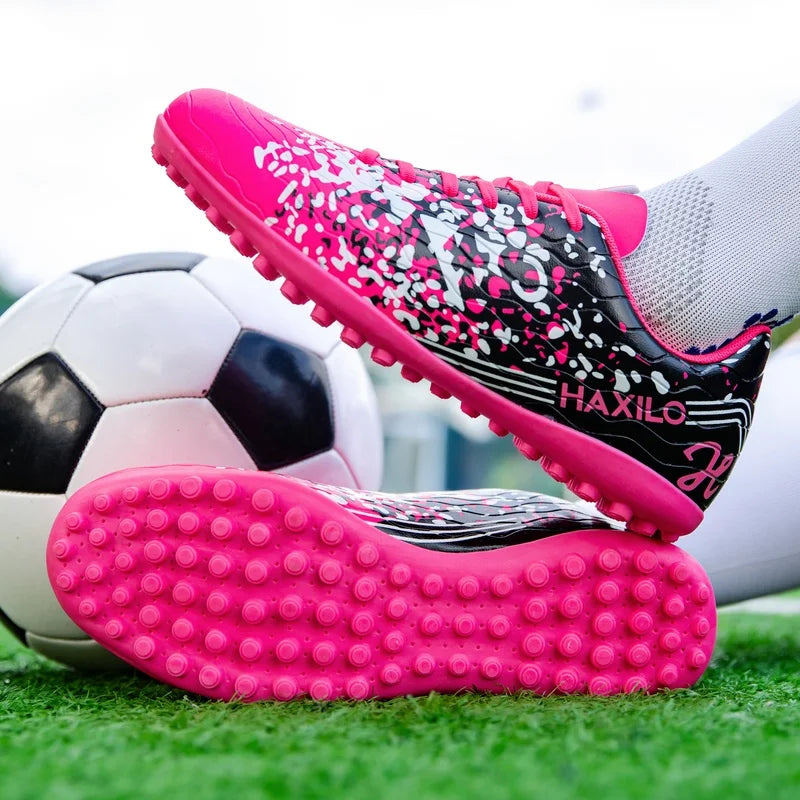Nouvelles chaussures de football pour hommes, idéales pour les matchs sur gazon, l'entraînement et le soccer, crampons antidérapants, pour intérieur et extérieur, baskets de futsal de haute qualité, meilleures ventes.