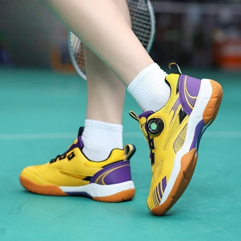 Scarpe da badminton da uomo più vendute 2026, traspiranti, per tennis da tavolo, antiscivolo, sportive con lacci, per campi indoor