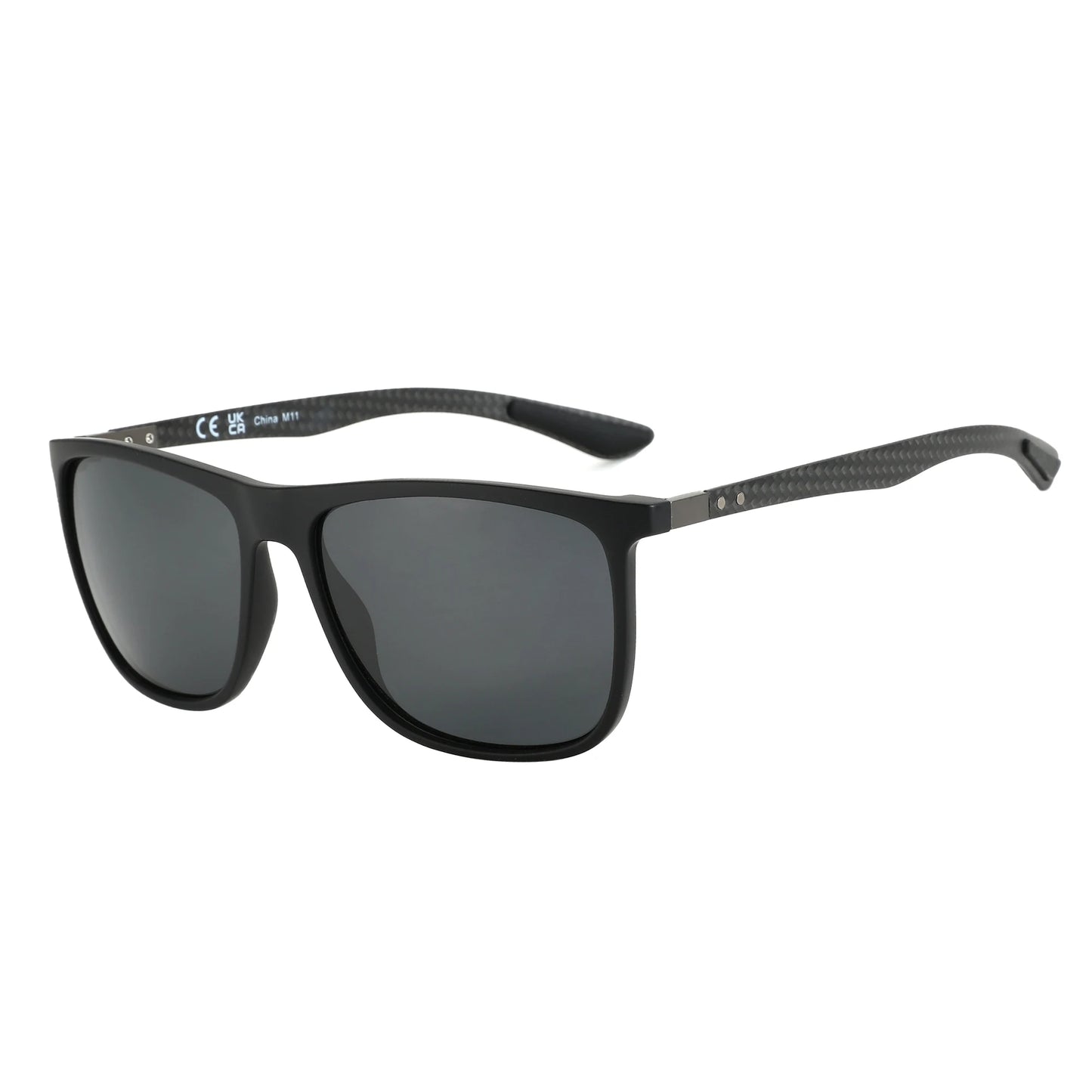 ZENOTTIC New Square Polarized Sunglasses for Men Ultralight Carbon Fiber Sun Glasses Driving Fishing Golf Sport UV400 Protection