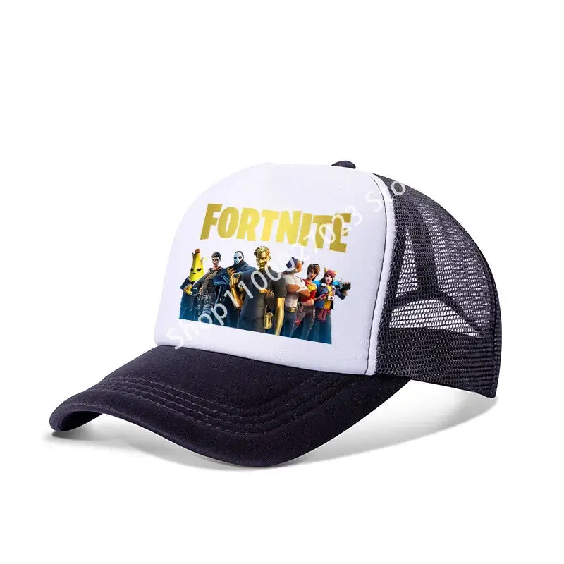 Fortnites Baseball Caps for Adult Boys Girls Cute Cartoon Summer Breathable Mesh Hat Anime Sunbonnet Headgear New Birthday Gifts