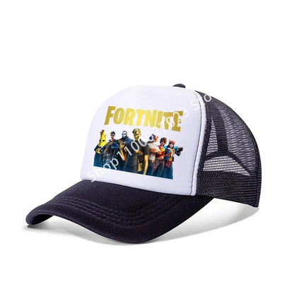 Fortnites Baseball Caps for Adult Boys Girls Cute Cartoon Summer Breathable Mesh Hat Anime Sunbonnet Headgear New Birthday Gifts