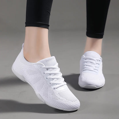 Marwoo Girls White Cheer Dance Sneakers Kids Lightweight Cheerleading Training Walking Tennis Womens Fashion Sports Shoes 2316