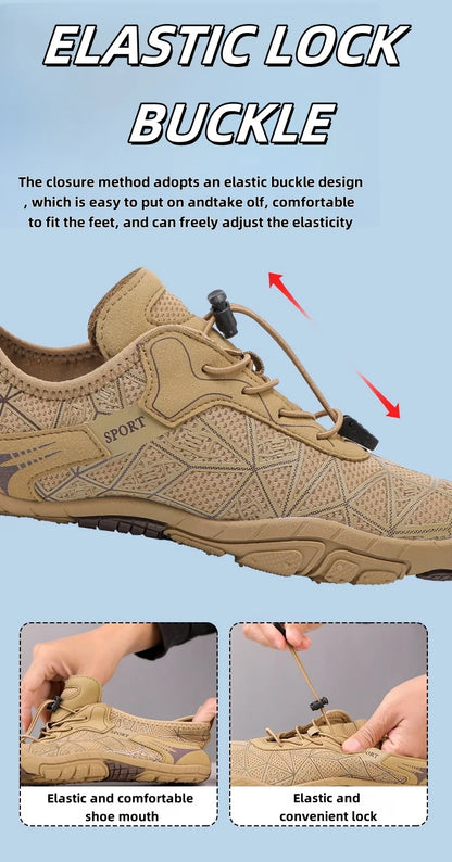 Barefoot Shoes,Quick-Drying Non-slip Outdoor Men's lightweight Wading Shoes,Suitable For Beaches,Hiking,Fitness,Sports Shoes36-4