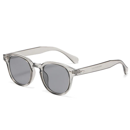 JNPCXI Quality New Retro Round Sunglasses Women Fashion Rivets Decoration Shades UV400 Men Punk Leopard Sun Glasses