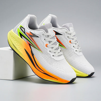 Mens Running Shoes 2025 New Breathe Mesh Cushioned Sneakers Fashion Outdoor Sports Casual Tennis Shoes for Men