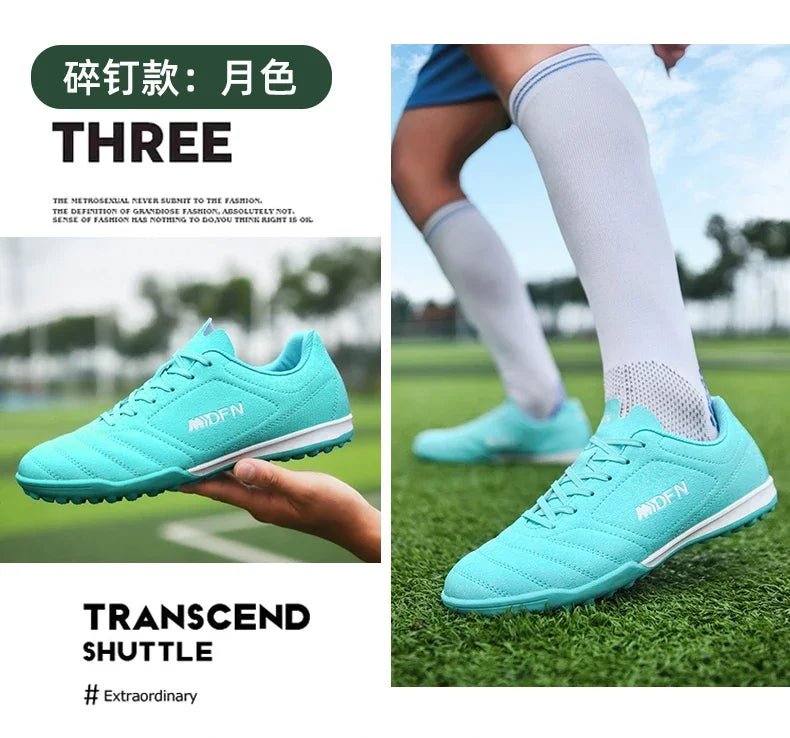 New Men Football Boots Match Professional Sneakers Non-slip Soccer Shoes Outdoor Drop Shipping Unisex Training Sport Futsal
