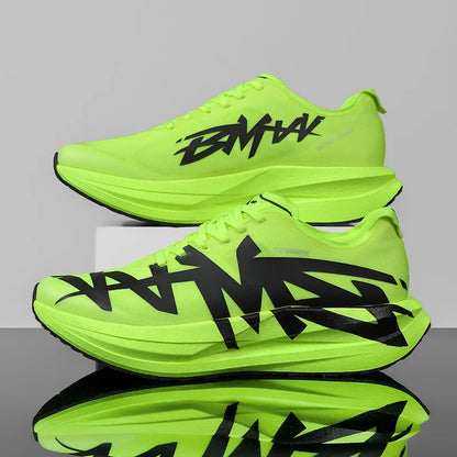 Ténis de corrida para homem, em malha para atividades ao ar livre, sapatos de luxo, sapatilhas para casal, ténis todo-o-terreno, com amortecimento, respiráveis, ténis de treino, de corrida, antiderrapantes, na moda