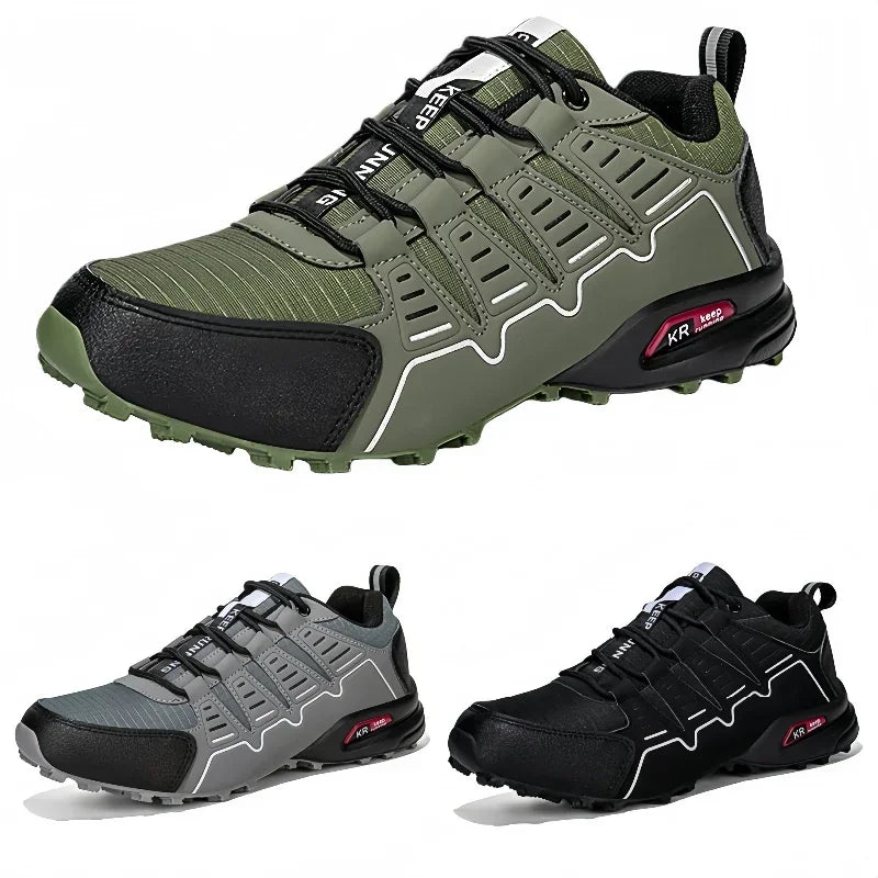 Men's Lockless Cycling Shoes,Outdoor Mountain Cross-Country Non-slip Hiking shoes,Breathable Sports Shoes,Road Cycling Shoes