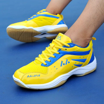 Sapatos de badminton para competição profissional, para homem e mulher, sapatos desportivos unissexo, sapatos de ténis, leves, ténis de mesa
