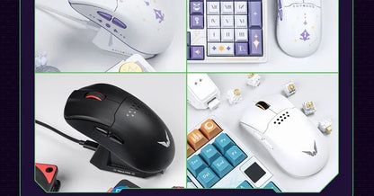 VALKYRIE M1 Wireless Mouse with 4K Wireless Receiver Charger PAW3395 Sensor 26000dpi RGB Wireless Bluetooth Three Mode Mouse