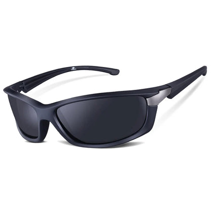 TAGION Black Plastic Polarized Sunglasses Men Outdoor Sports Sun Glasses Fishing Cycling Eyewear Male Designer Goggles UV400