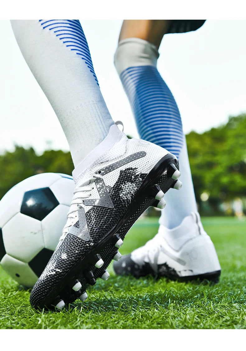 Chaussures de football pour hommes, crampons de terrain professionnels, résistants, décontractés, antidérapants, de haute qualité.