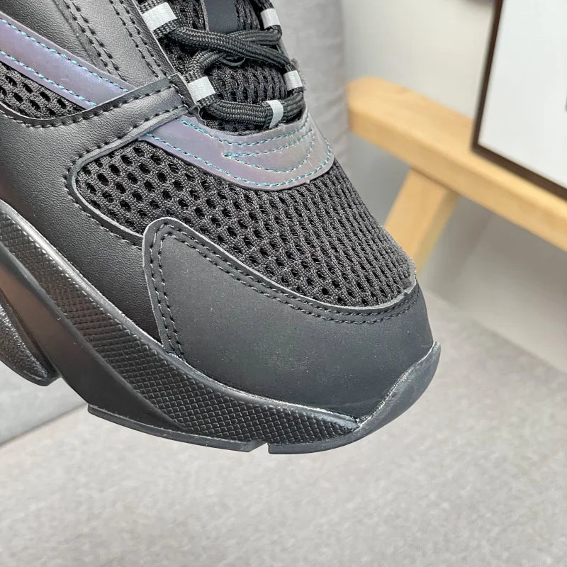 Chaussures décontractées pour hommes, sans logo, semelle épaisse, respirantes, baskets tendance, chaussures de marche confortables pour hommes, zapatillas hombre, chaussures de luxe pour hommes.