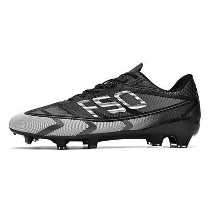 Professional Grass AG /FG Soccer Shoes PU Fabric Integrated Upper TPU Tough Sole Wear Resistant Anti-slip Youth Footwear