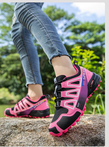 Pánské turistické boty, outdoorové sportovní boty, turistické boty se šněrováním, dámské turistické sportovní boty, protiskluzové lovecké taktické sportovní boty