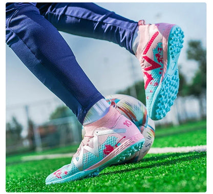 Scarpe da calcio da uomo, scarpe da calcio Society, scarpe da calcio professionali, scarpe da calcio da campo veloce al coperto, scarpe da ginnastica da ragazzo, allenamento originale
