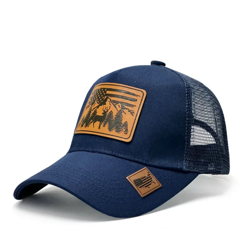 Fashion Leathers Baseball Caps for Women Men Female Male Sport Visors Snapback Cap Sun Hat Gorras Hombre Designer Trucker Hat