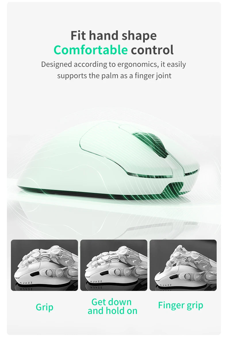 AJAZZ AJ179 NL Wireless Mouse Star Flash Version 3Mode Low Latency Long Battery Life Lightweight Customized Office Gaming Mouse